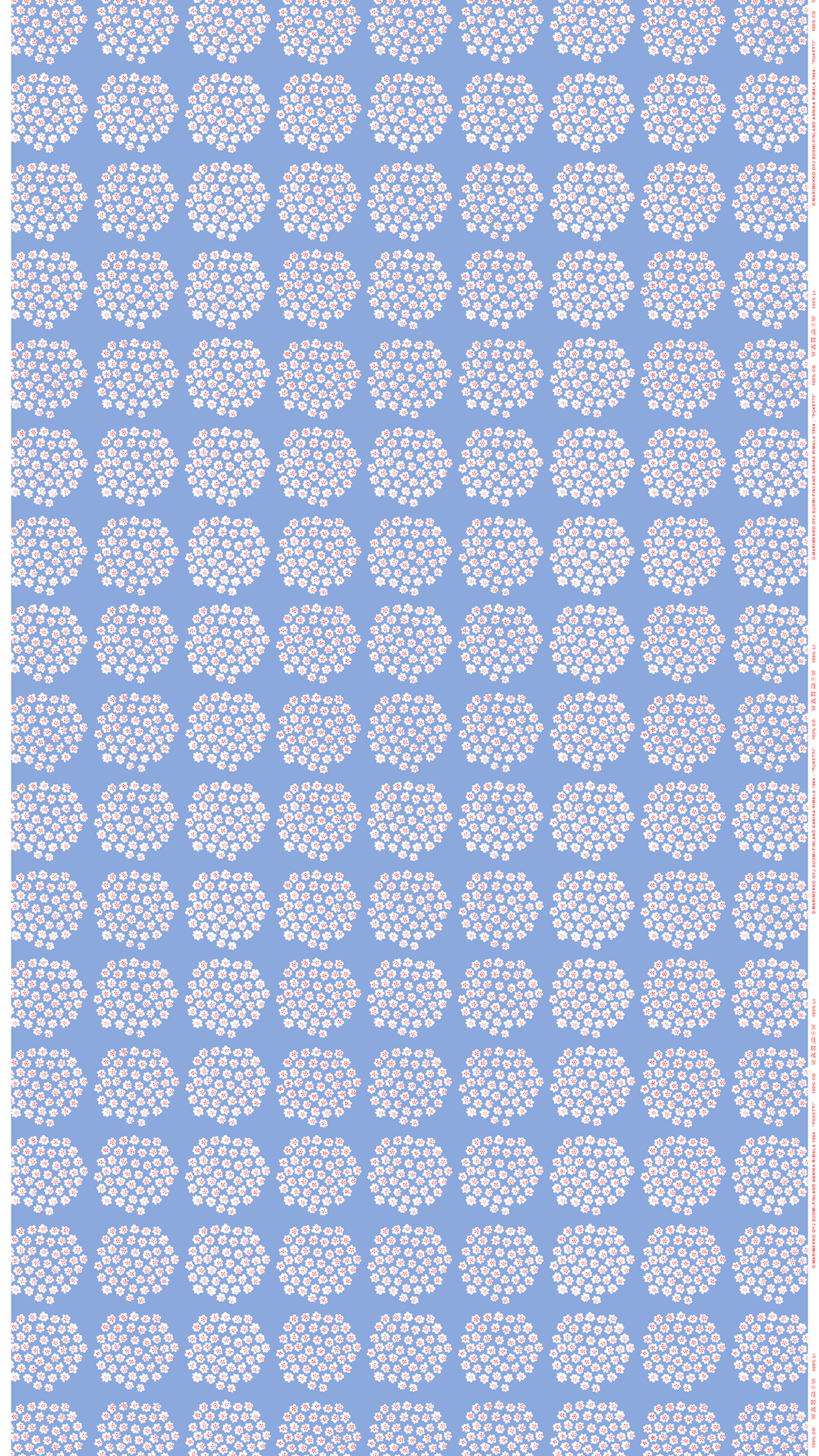 Puketti Cotton fabric | Marimekko Puketti Cotton fabric | Marimekko