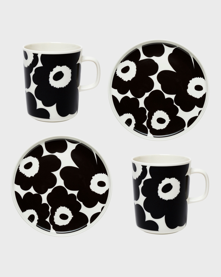 Oiva / Unikko mug and plate set 1