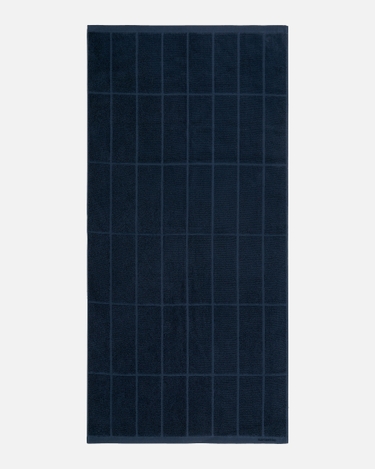 marimekko Tiiliskivi bath towel 70 x 150 cm dk.blue