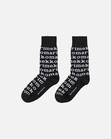 marimekko Kasvaa Logo socks black, white